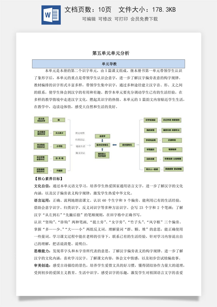 语文一年级上册教案第1版识字6 画【教案】.docx
